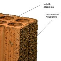 mini slide home web - ladrillo cerámico con corcho proyectado KliuCork®
